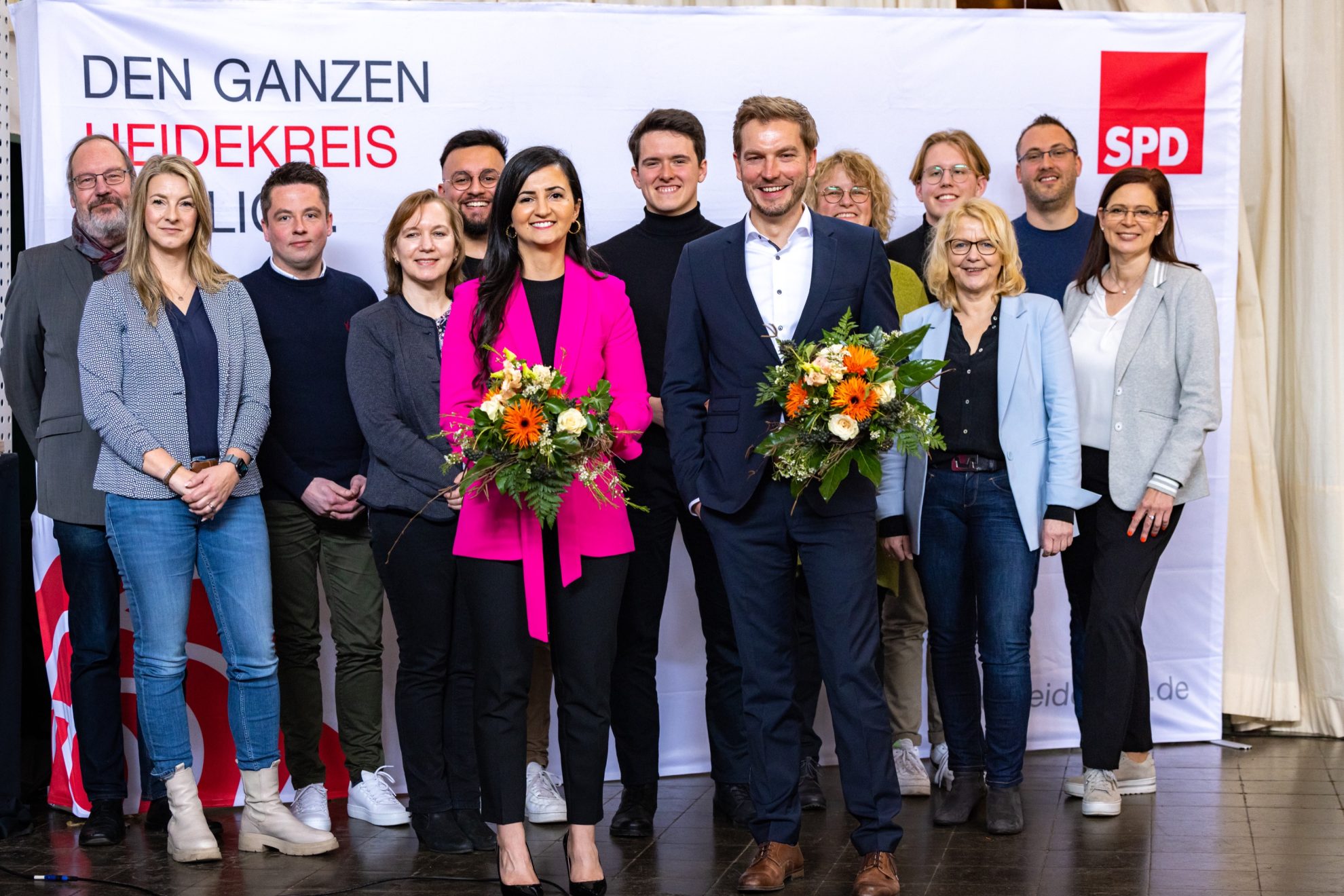 Der neugewählte Vorstand der SPD Heidekreis